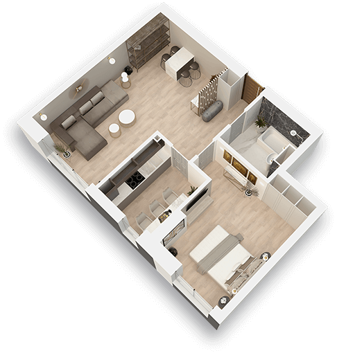 apartament 2 camere constanta tip A05 tomis tower